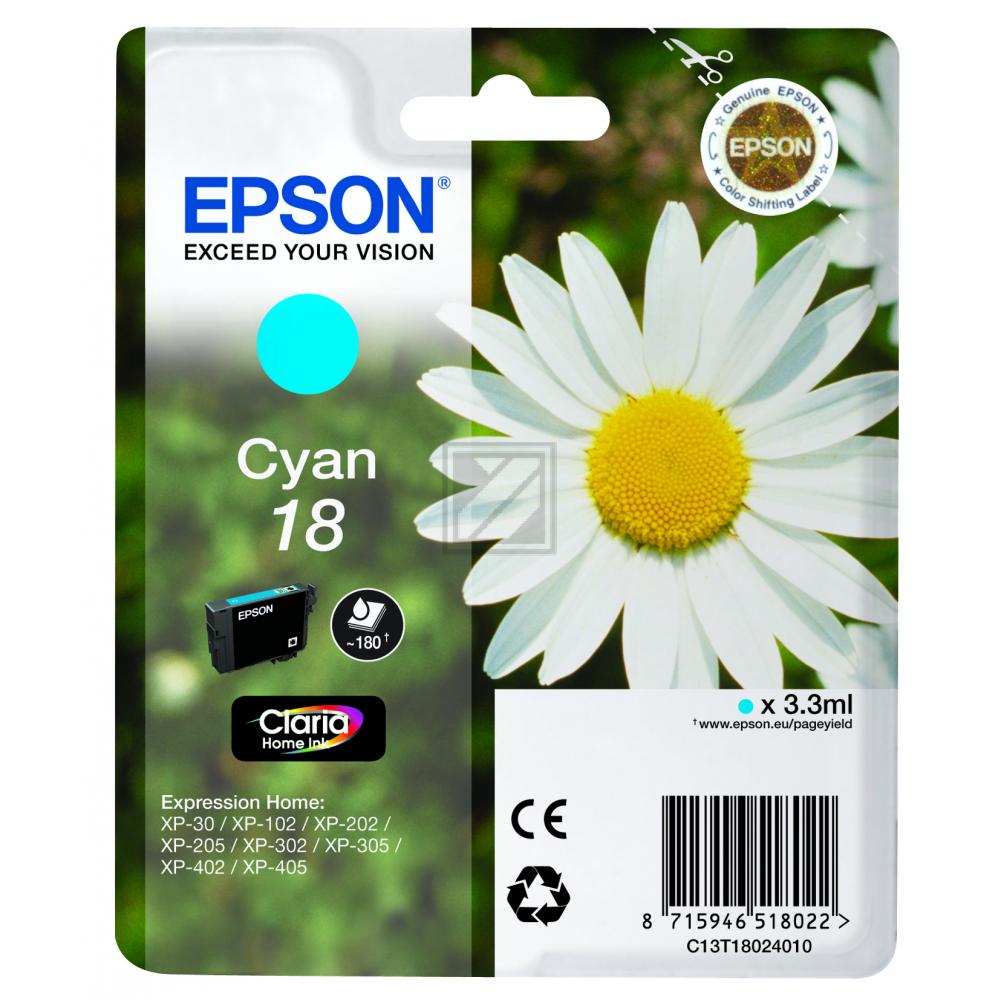 EPSON Tinte cyan XP 30
