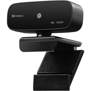 SANDBERG USB WEBCAM AUTOFOCUS 1080P HD 134-14 Mikrofon/Kabel/schwarz
