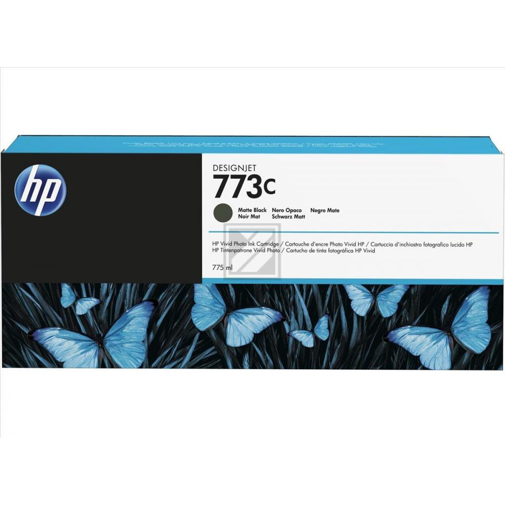 HP Tintenpatrone schwarz matt (C1Q37A, 773C)