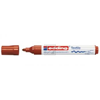 edding 4500 Textilmarker braun Rundspitze 2-3 mm