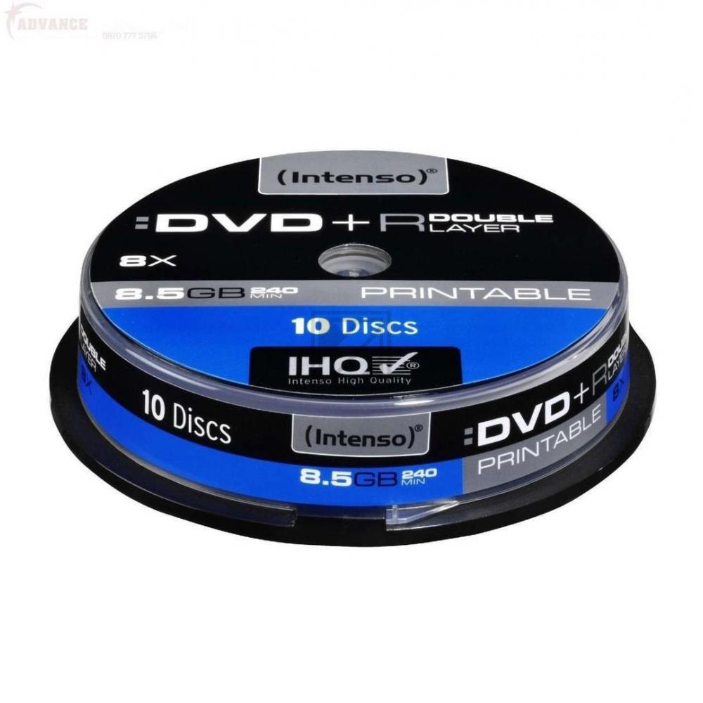 Intenso DVD+R DL 8,5 GB 4 x Spindel (10)
