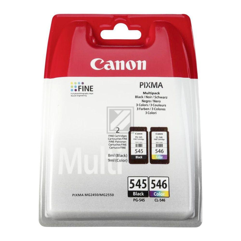 Canon 545/546 Tinte Multipack Pixma MG 2450/2550 black/color