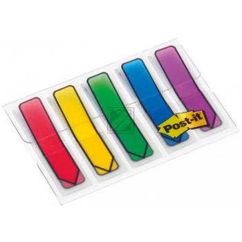 Post-It Index Pfeile rot/blau/gelb/grün/lila 12,7 x 43,7 mm