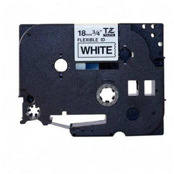 Brother P-Touch 18 mm W-Blk white-black 8 m laminiert flexibel