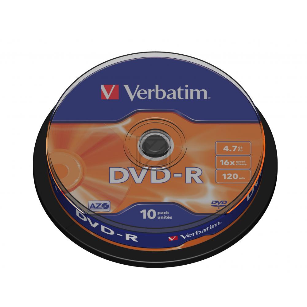 Verbatim DVD-R 4,7 GB (10) 16 x /Spindel
