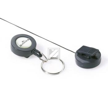 DURABLE Ausweiskarten-Halter 822258 10 Stück mit Schlüsselring