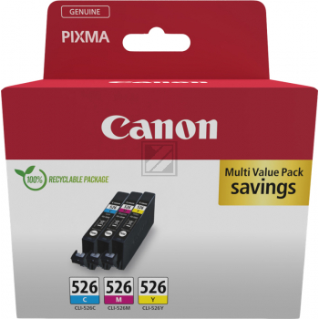 Canon Tintenpatrone gelb, magenta, cyan (4541B018)