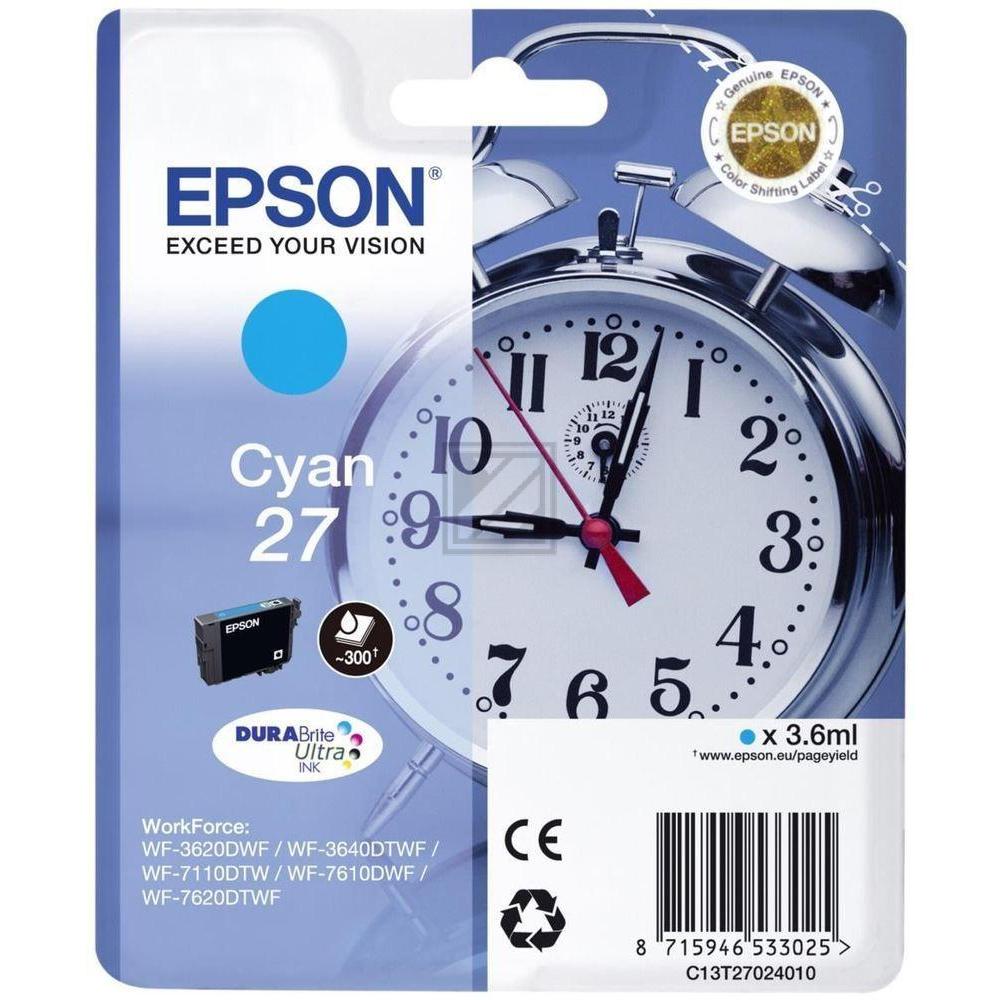 EPSON Tinte cyan Durabrite Workforce WF-3620