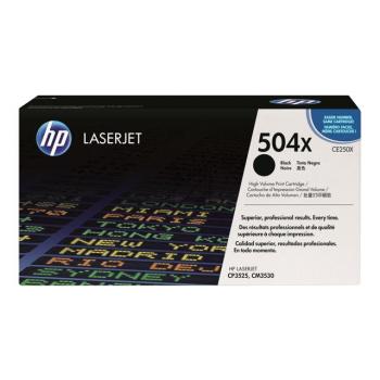 HP 504X Toner black HC Color LaserJet CP 3525