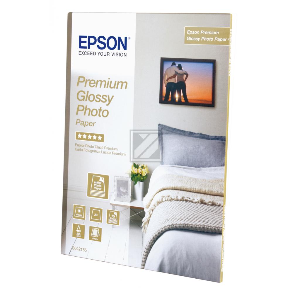 EPSON Photo Papier A4 255 g/qm glossy Inh.15