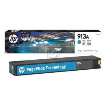 HP 913A Tinte cyan PageWide Pro 452dw