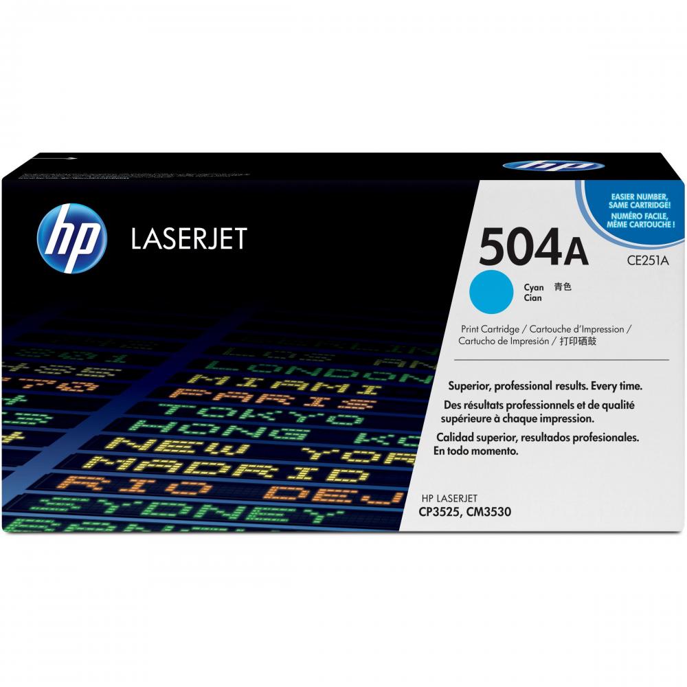 HP 504A Toner cyan Color LaserJet CP 3525