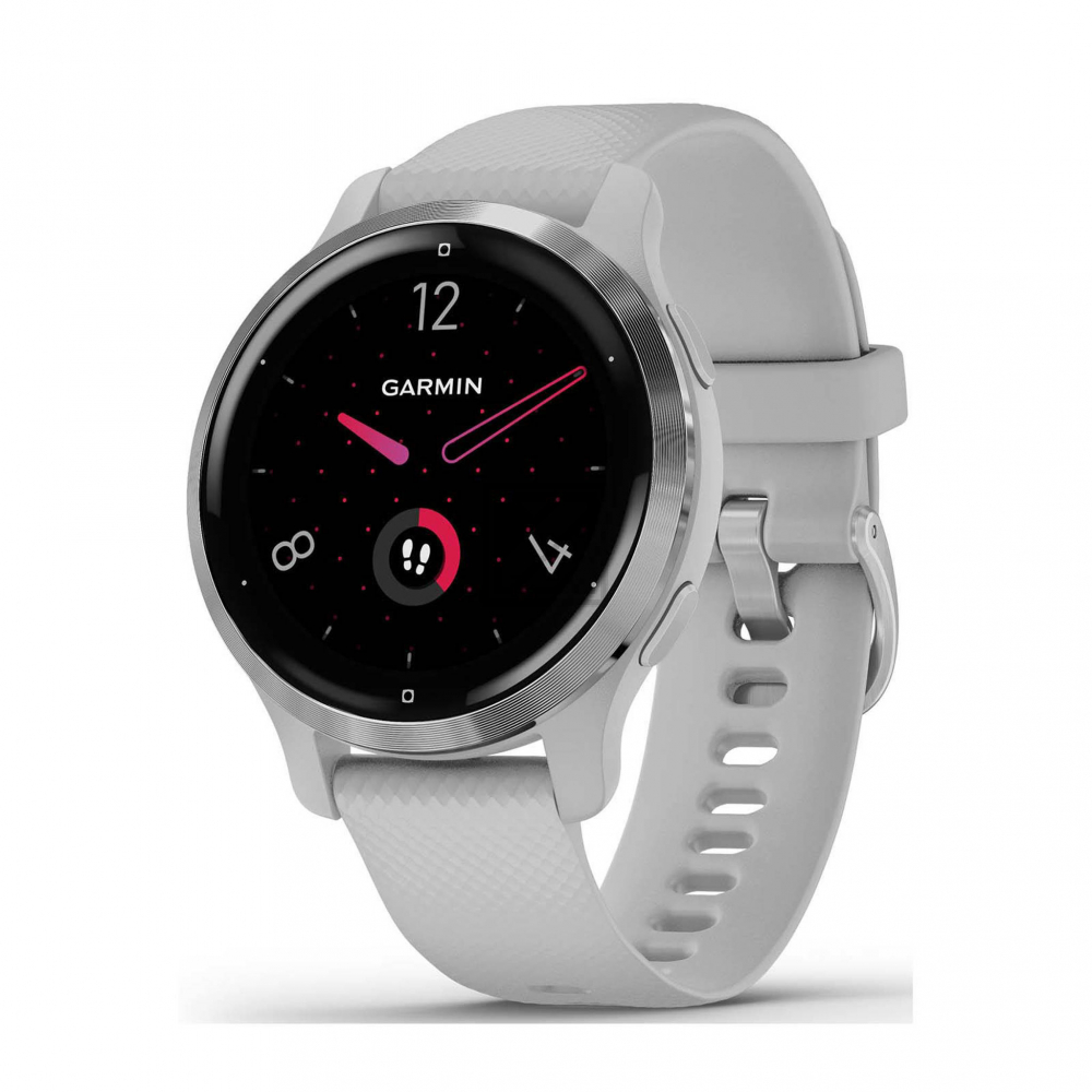 Garmin Venu 2S Smartwatch, hellgrau/silber