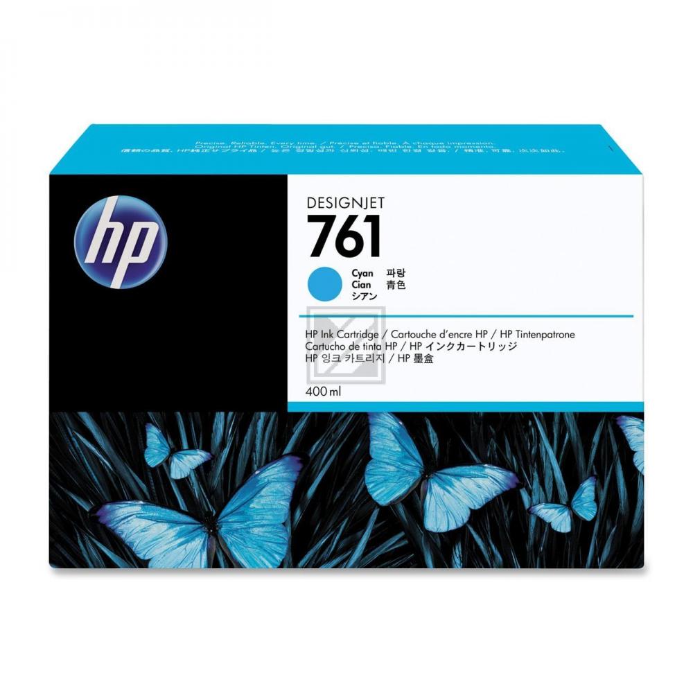 HP 761 Tinte cyan Desingjet T 7100