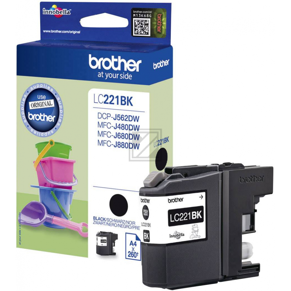 Brother Tinte black DCP-J562DW/ MFC-J11X0