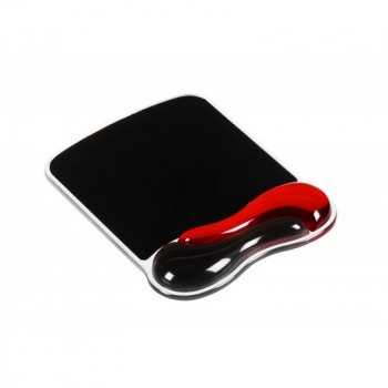 Acco Mausmatte rot/schwarz Softgel/Kunststoff