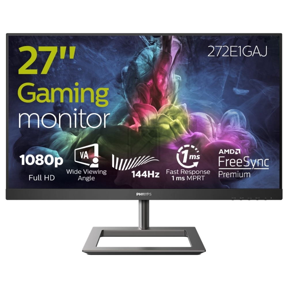 272E1GAJ/00/Panel VA Technologie//D-SUBDVIHDMIDPUSB-Hub/1920x1080@144Hz/4 ms gtg/16:9/Schwarz