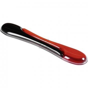 Acco Handgelenkauflage rot/schwarz Softgel/Kunststoff