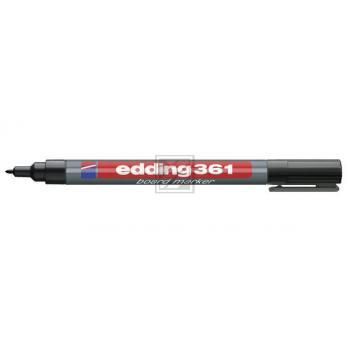 edding 361 Whiteboardmarker schwarz Rundspitze 1 mm