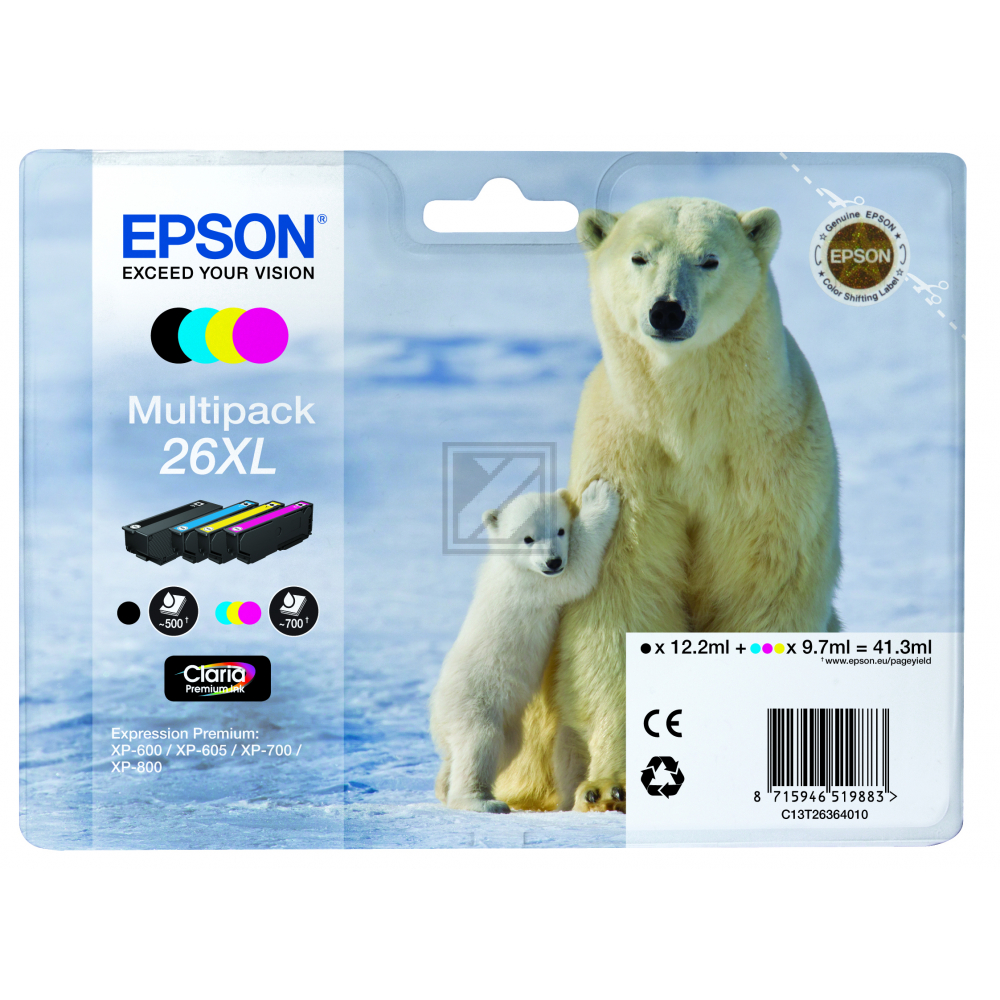 Epson Tinte gelb (4) HC T2636