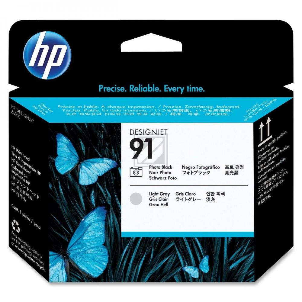 HP 91 Druckk bk+gr light Designjet Z 6100
