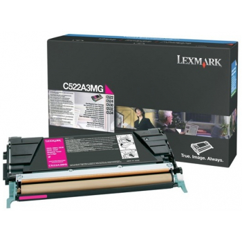 Lexmark Toner-Kartusche Corporate magenta (C522A3MG)
