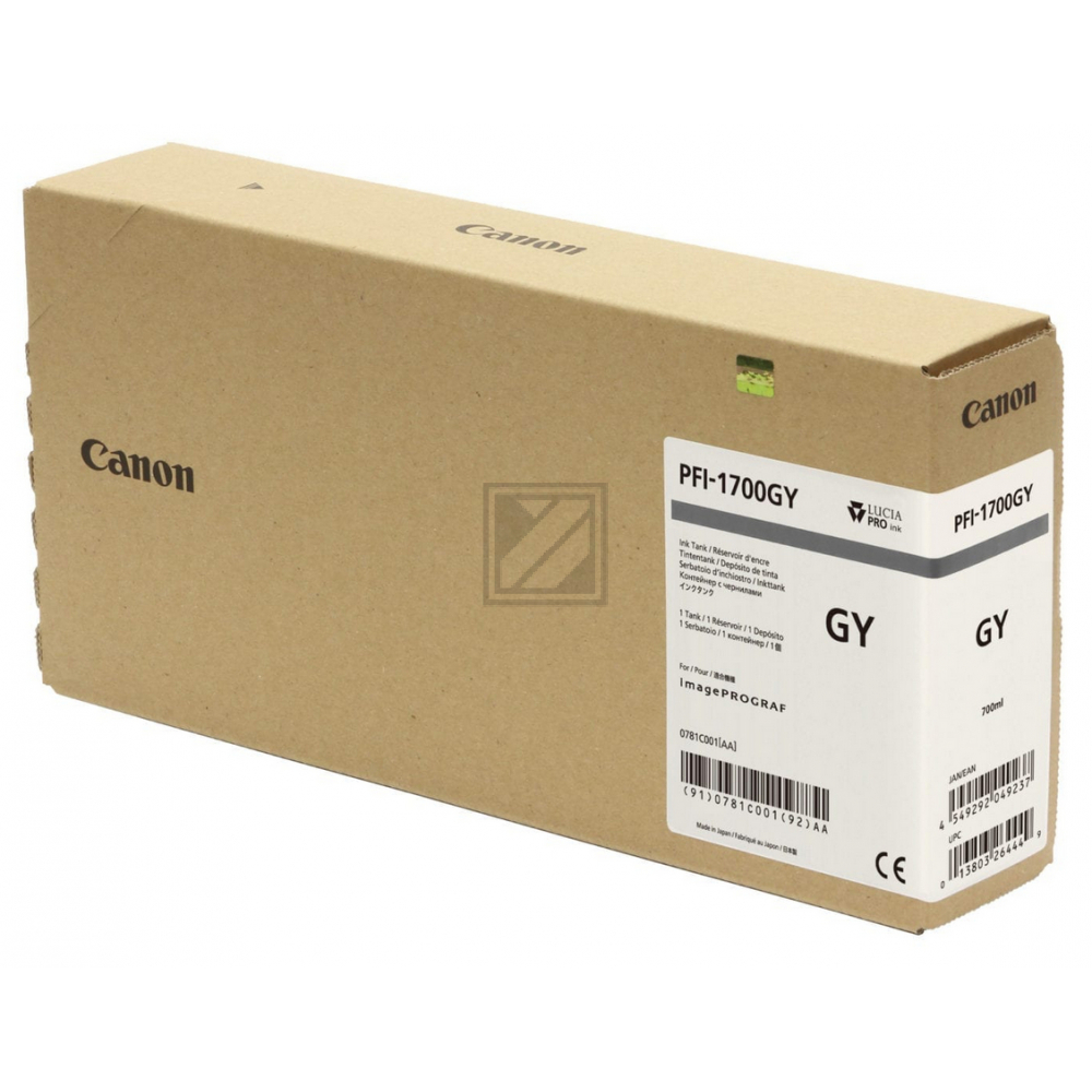 Canon PFI-1700 Tinte grau imagePROGRAF PRO-2000