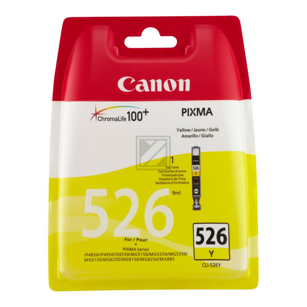 Canon Tintenpatrone gelb (4543B006, CLI-526Y)