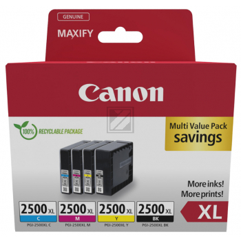CANON Tinte PGI2500XL MB Maxify Tinte (4) cmyk w/o SEC Seiten Car