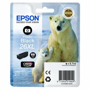 Epson Tinte Photo schwarz HC T2631
