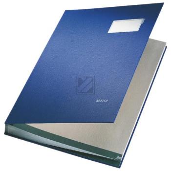 Leitz Unterschriftsmappen A4 blau 20 Fächer
