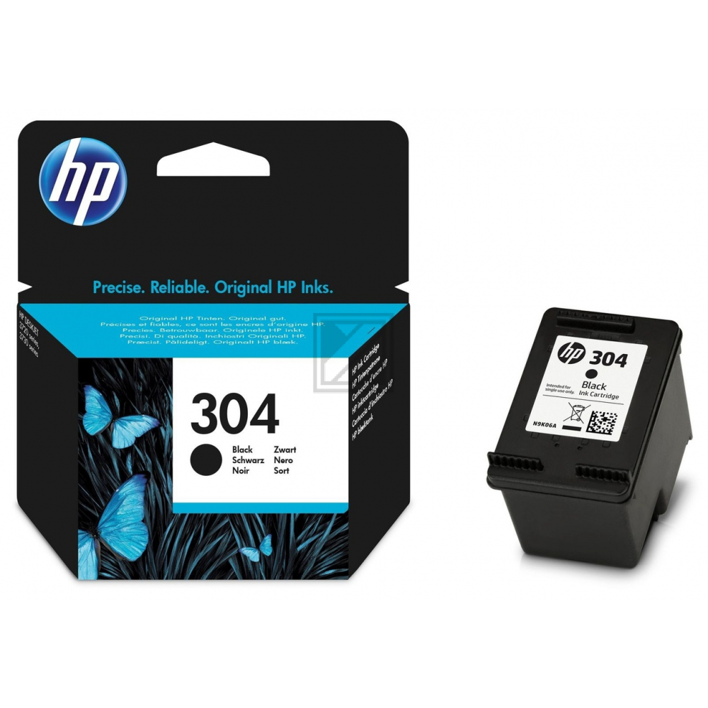HP Tinte schwarz 304
