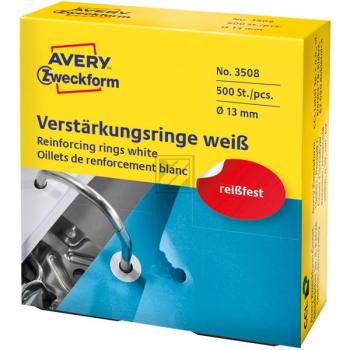 AZ Lochverstärkungsringe 3508 weiß Inh.500