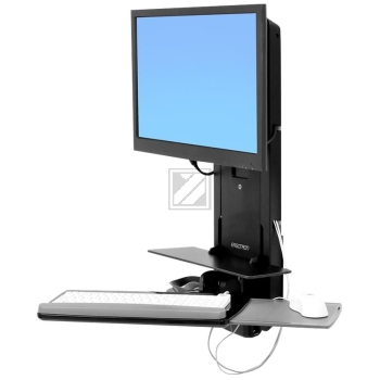 61-080-085 / PATIENT ROOM, VL18 STS WM, ERGOTRON BLACK