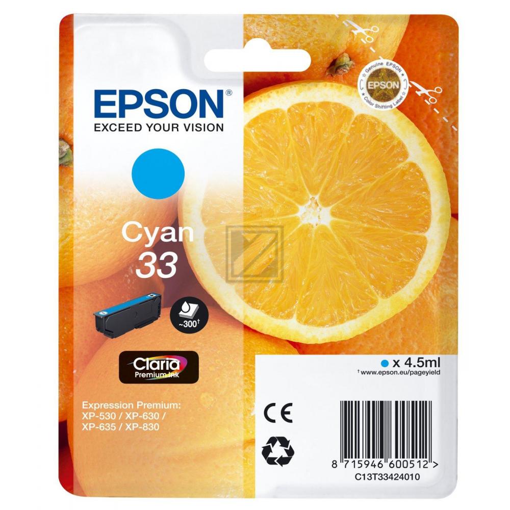EPSON Tinte cyan Expression Premium XP-530