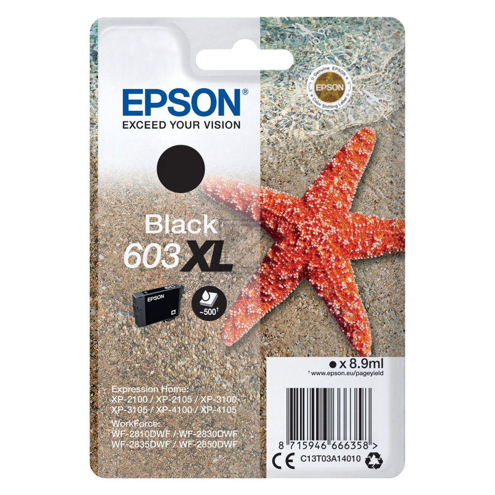 Epson Tinte schwarz HC 603X