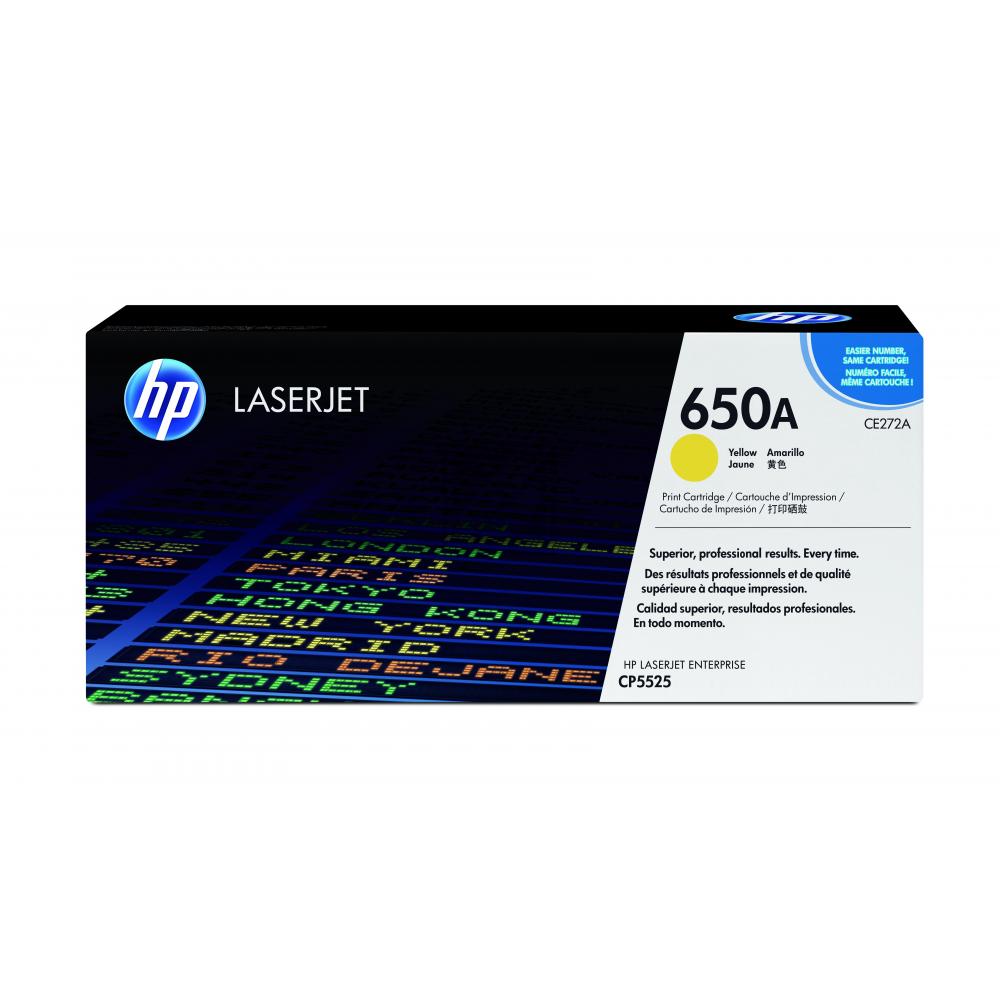 HP 650A Toner yellow Color LaserJet Enterprise CP-5525