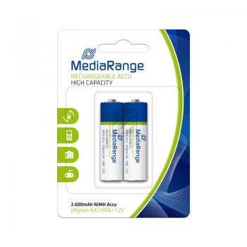 MediaRange Mignon AA Akku HR6 1,2 V Inh. 2