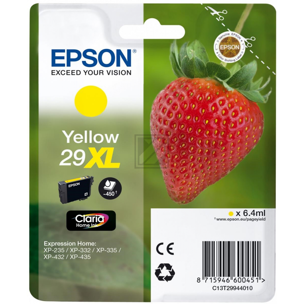 Epson T2994 Tinte gelb HC