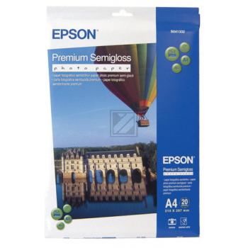 EPSON Photo Papier A4 251 g/qm Premium semiglossy weiß
