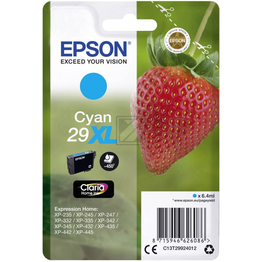 EPSON XP235 Tinte CYA HC