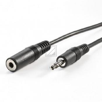 Value Kabel 3,5 mm Stereo M/W 300 cm Verlängerungskabel
