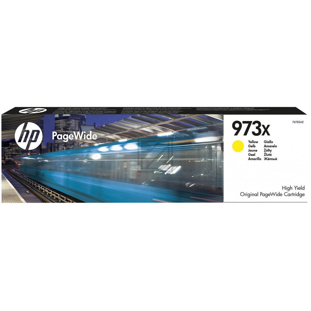HP 973X Tinte yellow PageWide Pro 477dw