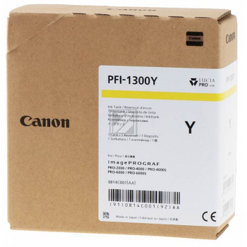 Canon Tinte yellow PFI-1300Y