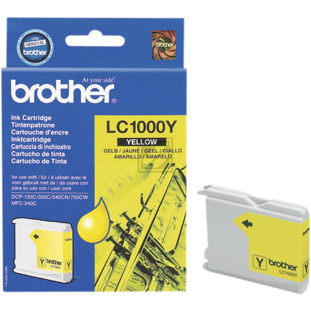 Brother Tinte gelb