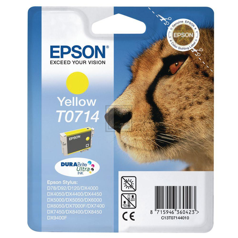 EPSON Tinte yellow Durabrite Stylus D 78 DX 4000/4050/5000/5050/6000