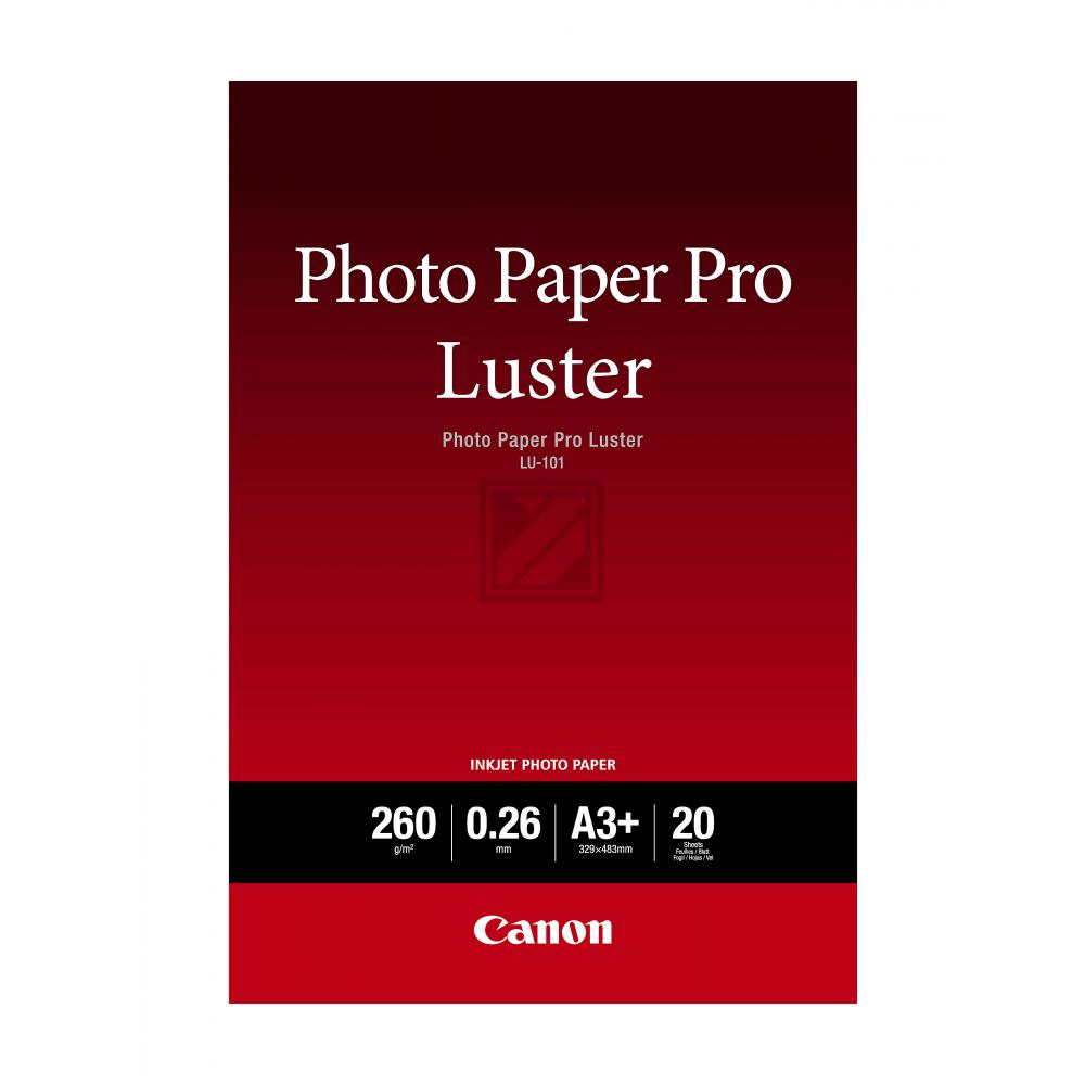 Canon Fotopapier 20 Blatt DIN A3+ 260 g/m² (6211B008)