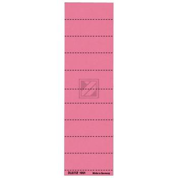 Leitz Beschriftungsschilder rot Inh.100 60 x 21 mm 120 g/qm für