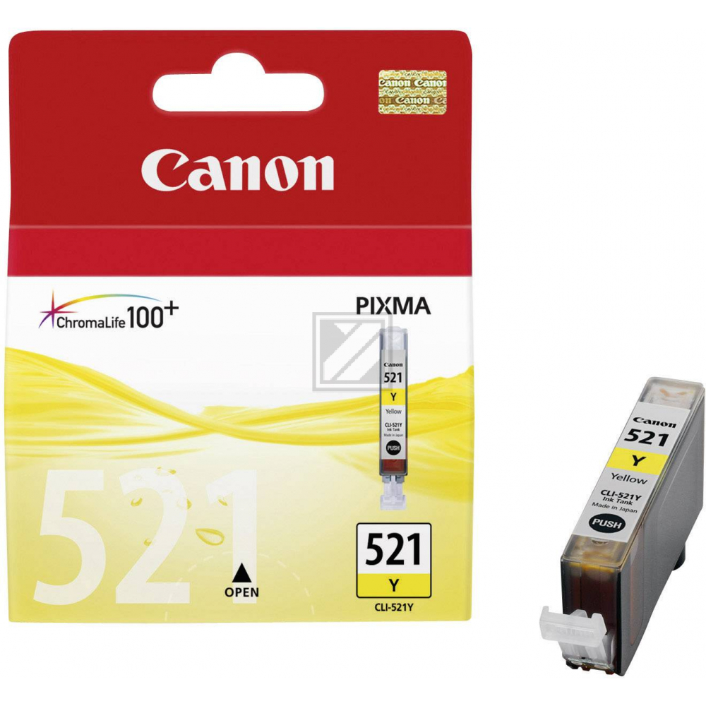 Canon 521 Tinte yellow IP 3600/4600 MP 540/620/630/980