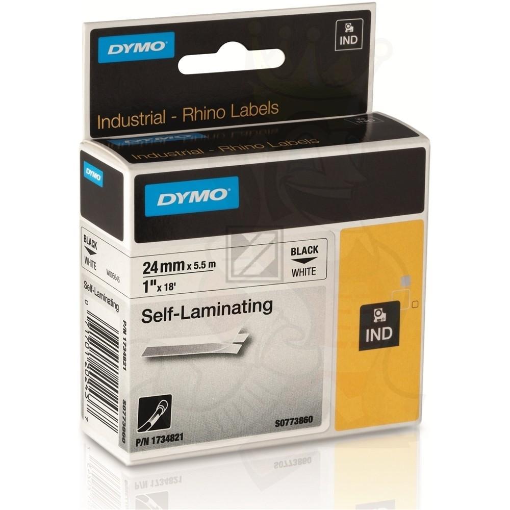 Dymo Rhino ID1 weiß selbstlaminierendes Vinylband